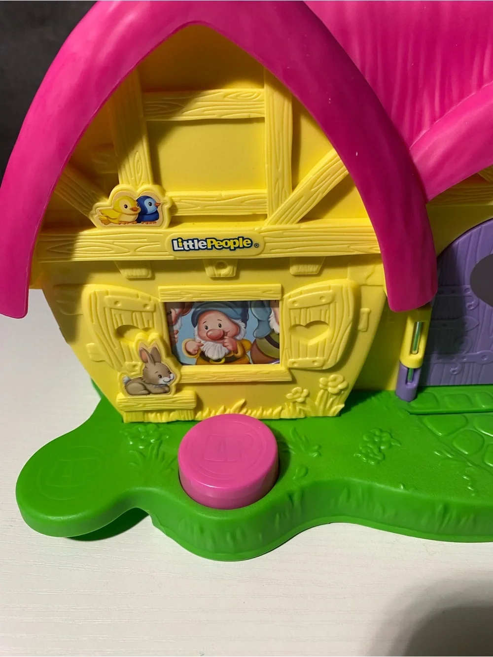 Fisher Price Little People Disney Snow White Seven Dwarfs Cottage House Only